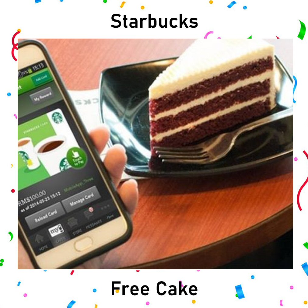 Starbucks: Free Cake