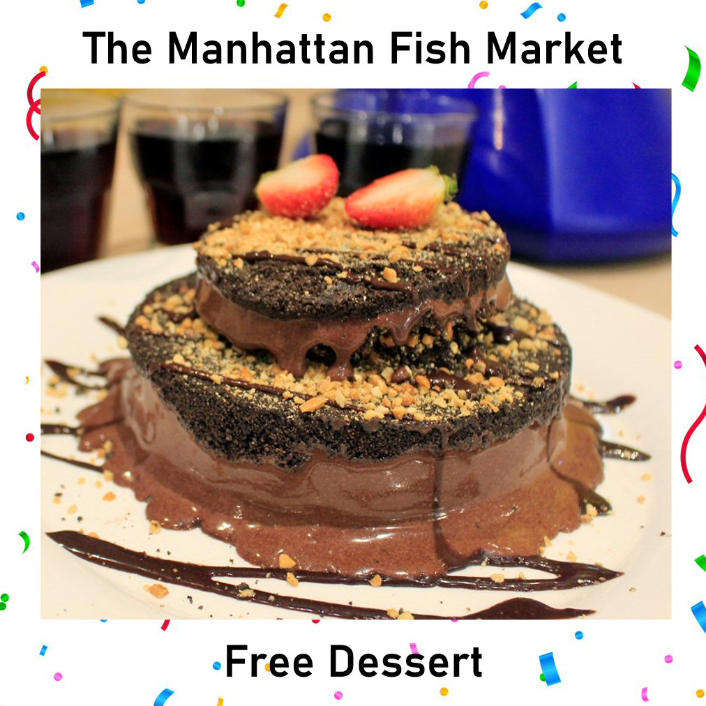 The Manhattan Fish Market: Free Dessert