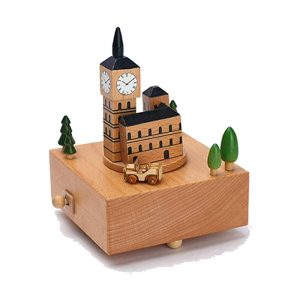 Wooden Music Box - Big Ben