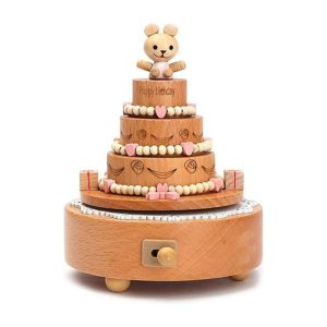 Wooden Music Box - Happy Birthday