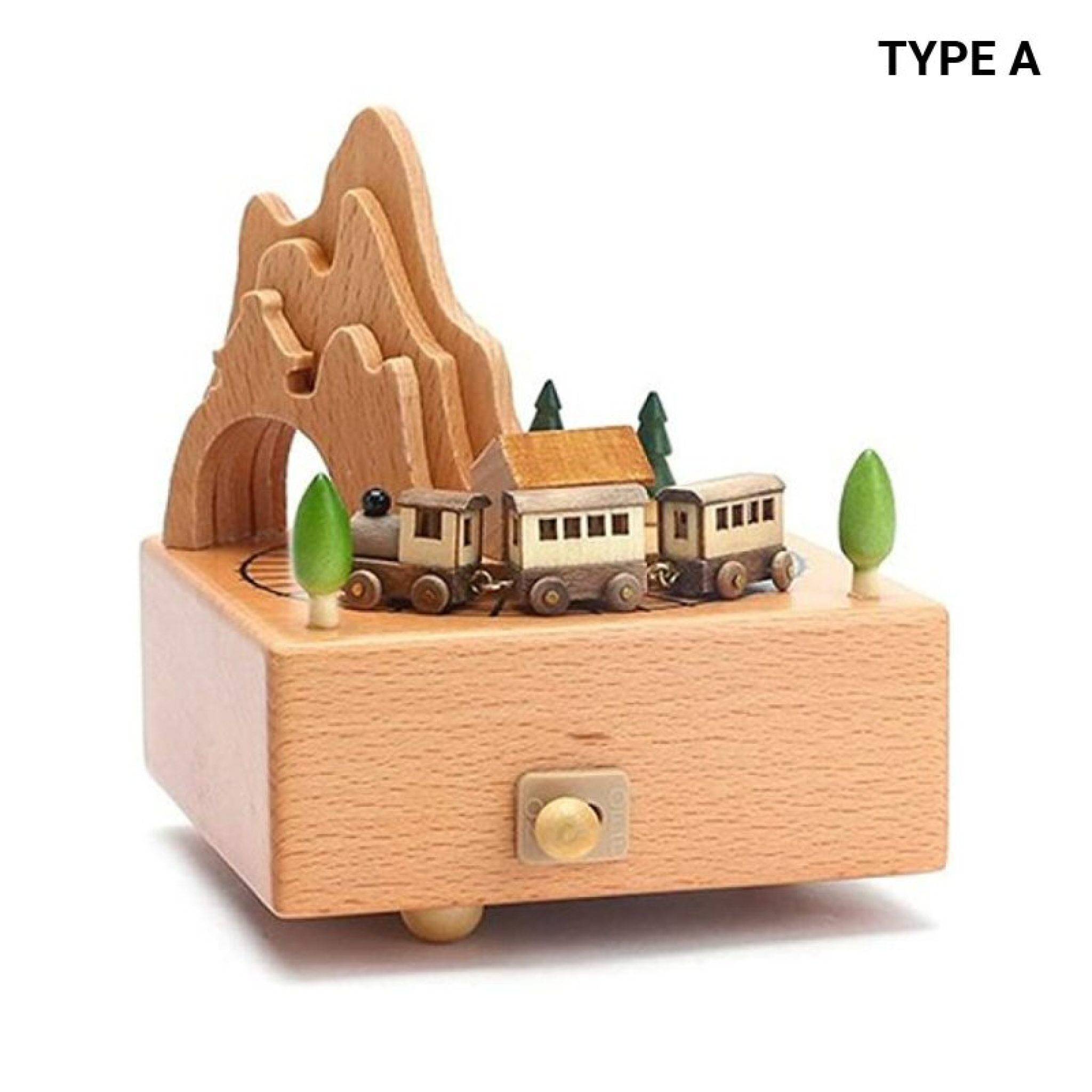 TRAIN Wooden Music Box Bello Bello