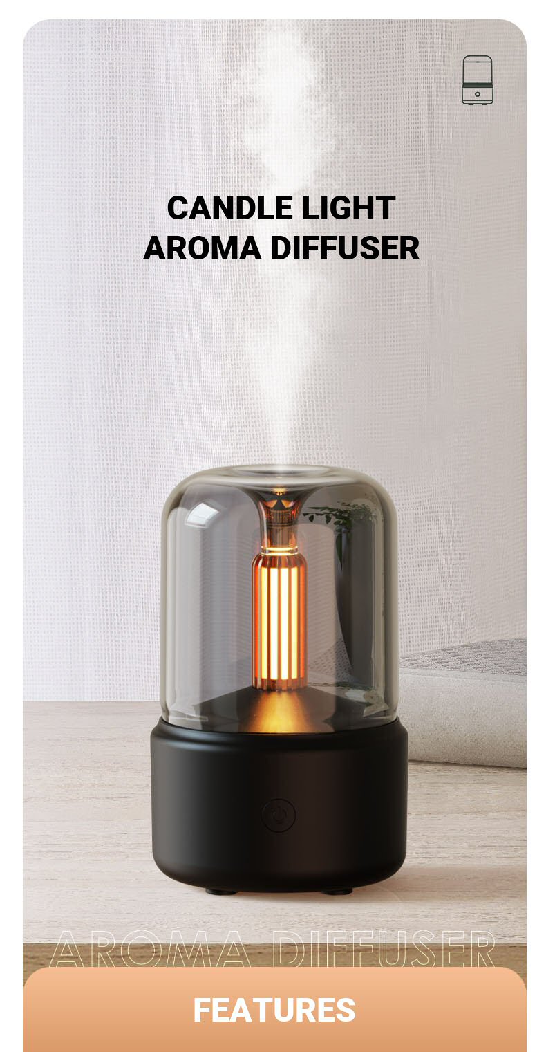 Candle Light Aroma Diffuser Description 01