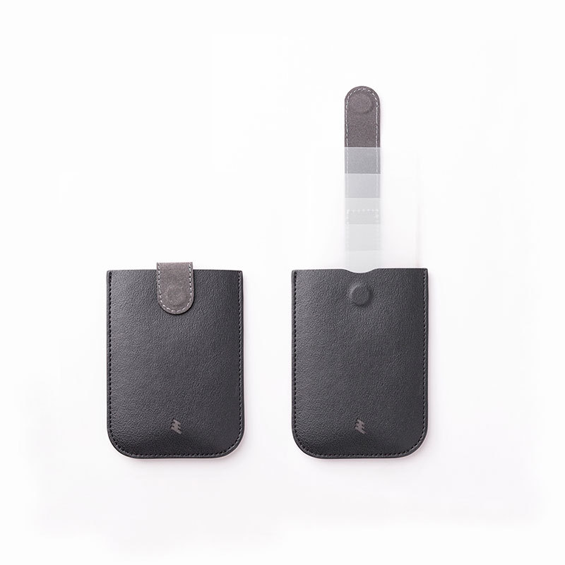 DAX PU Pull-Tab Card Holder - Black
