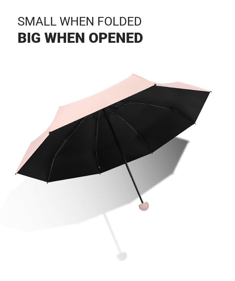 Mini Foldable Umbrella with Case Description 11