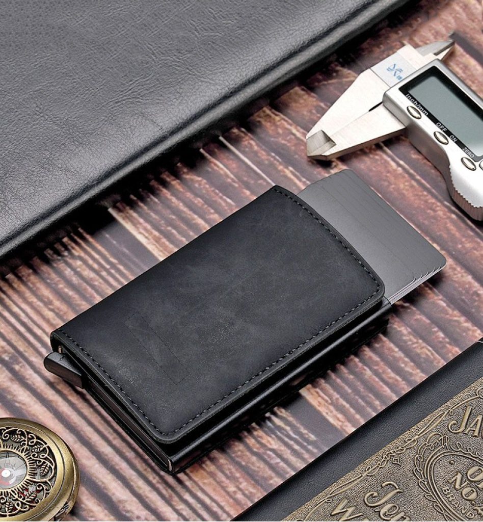 RFID Blocking PU Leather Card Wallet | Bello Bello