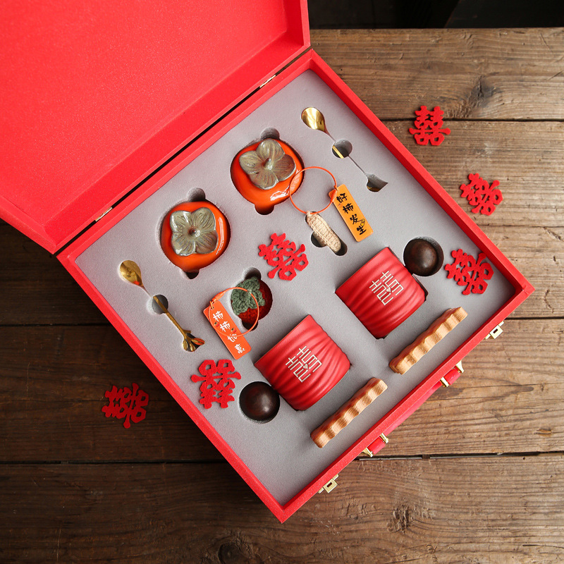 Chinese Wedding Mug Set