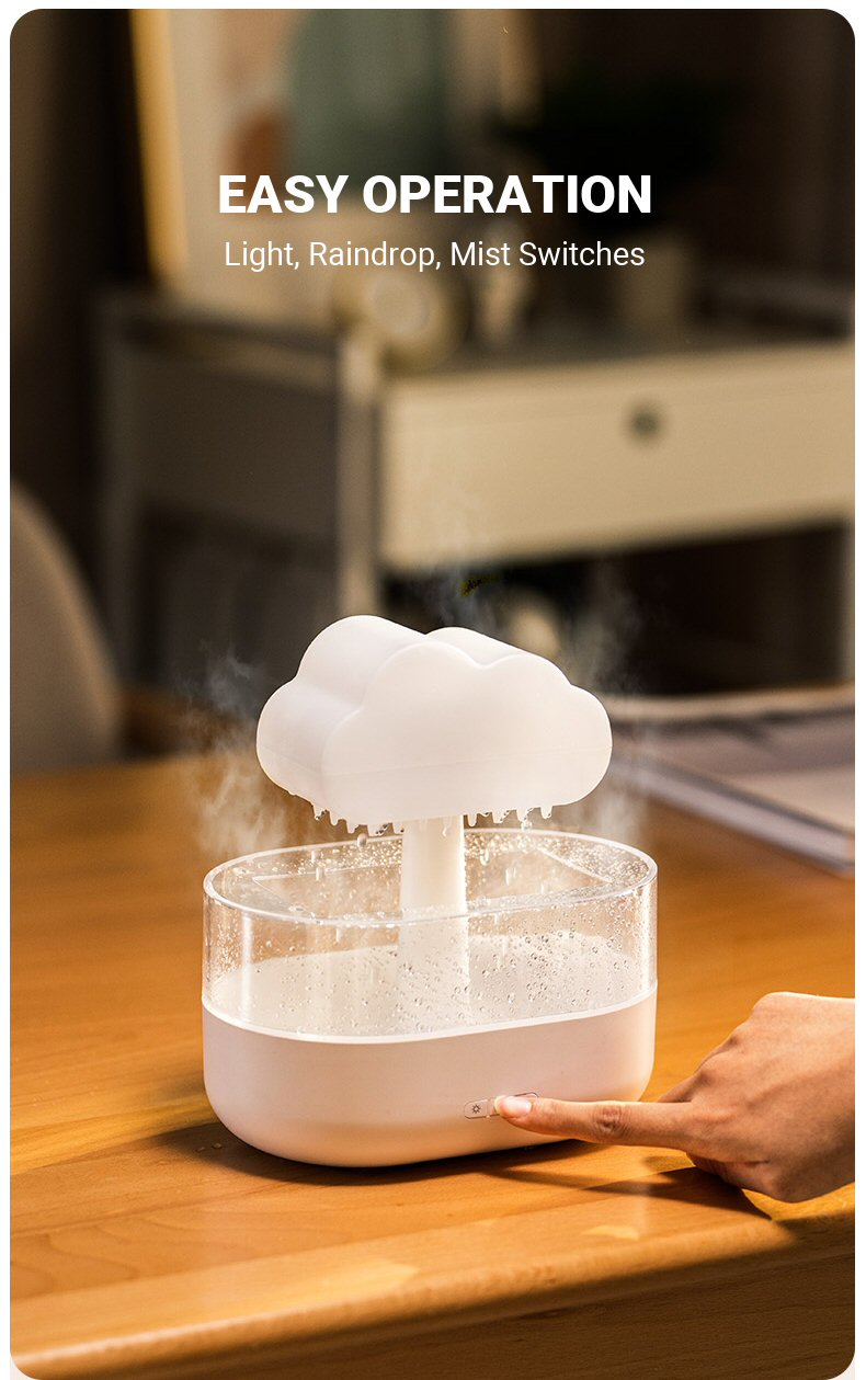 Colourful Raindrop Aroma Diffuser Description 12