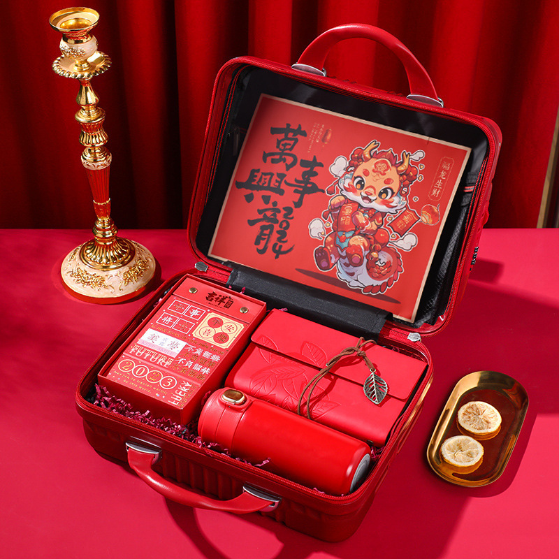 Red Luggage Gift Bag