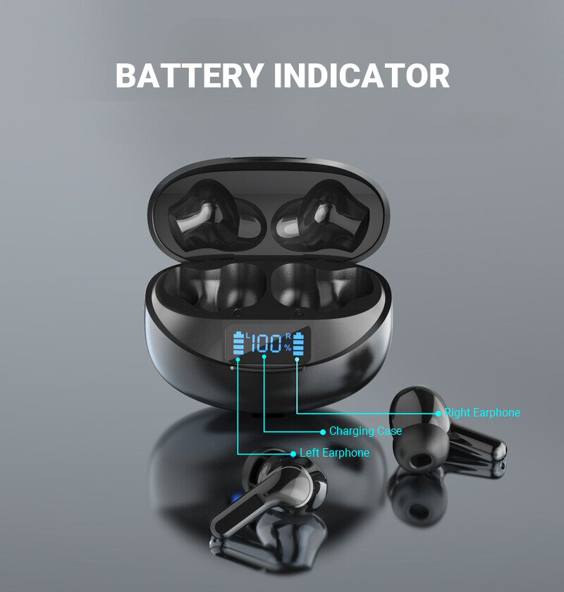 TWS i17 Bluetooth Earphones Desc 10 - Battery Indicator