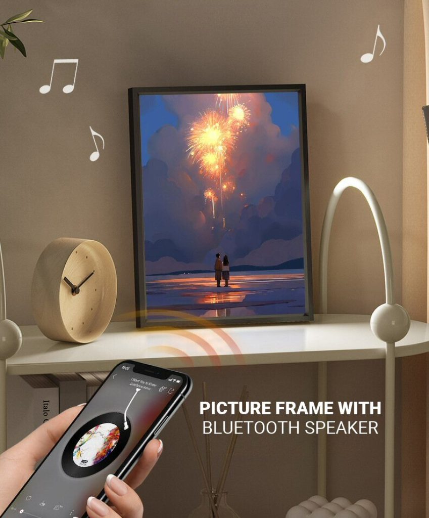 Bluetooth Frame LOVE Light-Up Picture with Bluetooth Speaker Frame | Bello Bello