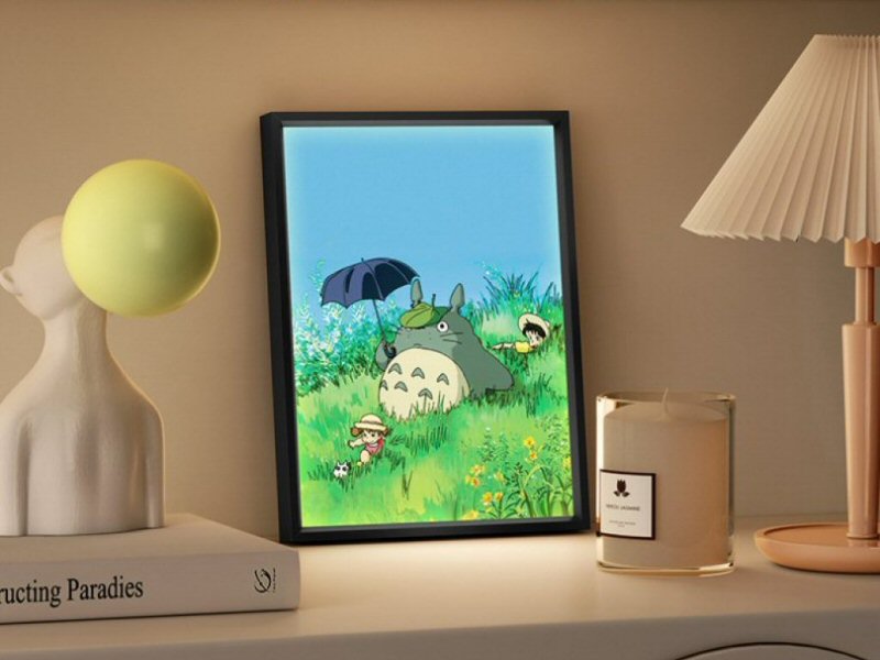 GHIBLI Light Up Picture with Frame