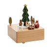 Wooden Music Box - Merry Xmas B