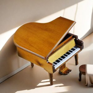 Wooden Music Box - Piano 1
