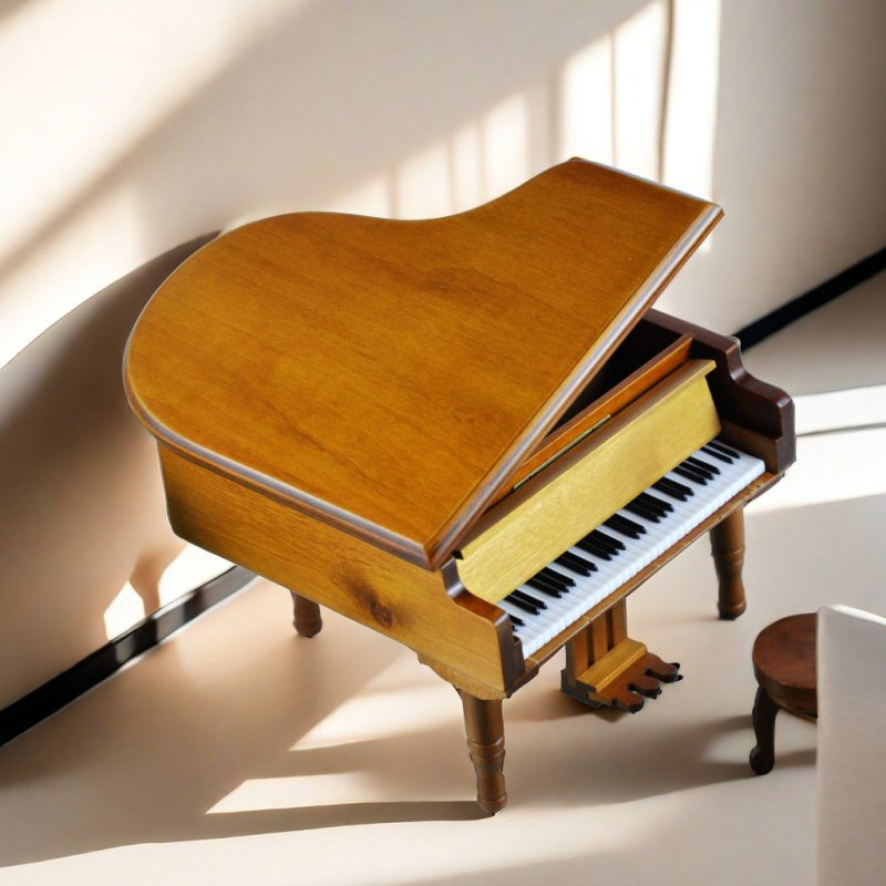 Wooden Music Box - Piano Description 2