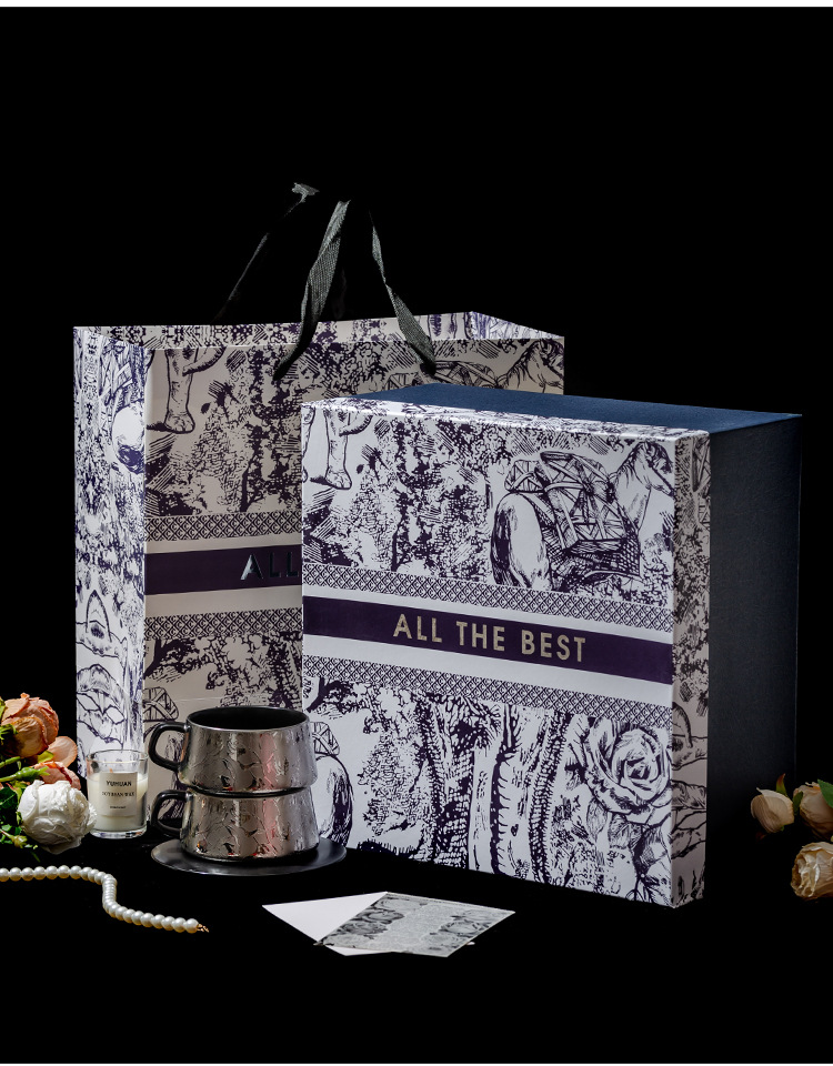 Titanium Ceramic Coffee Cup Gift Set Description 10