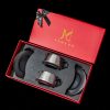 Titanium Ceramic Coffee Cup Gift Set - Red