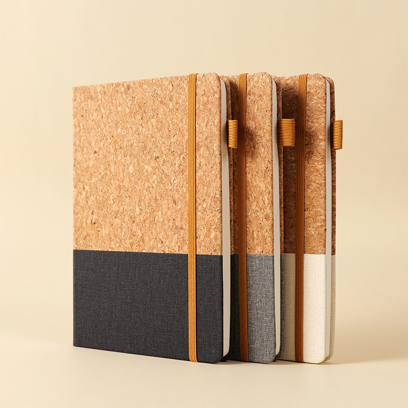 Cork PU Notebook Gift Set 1
