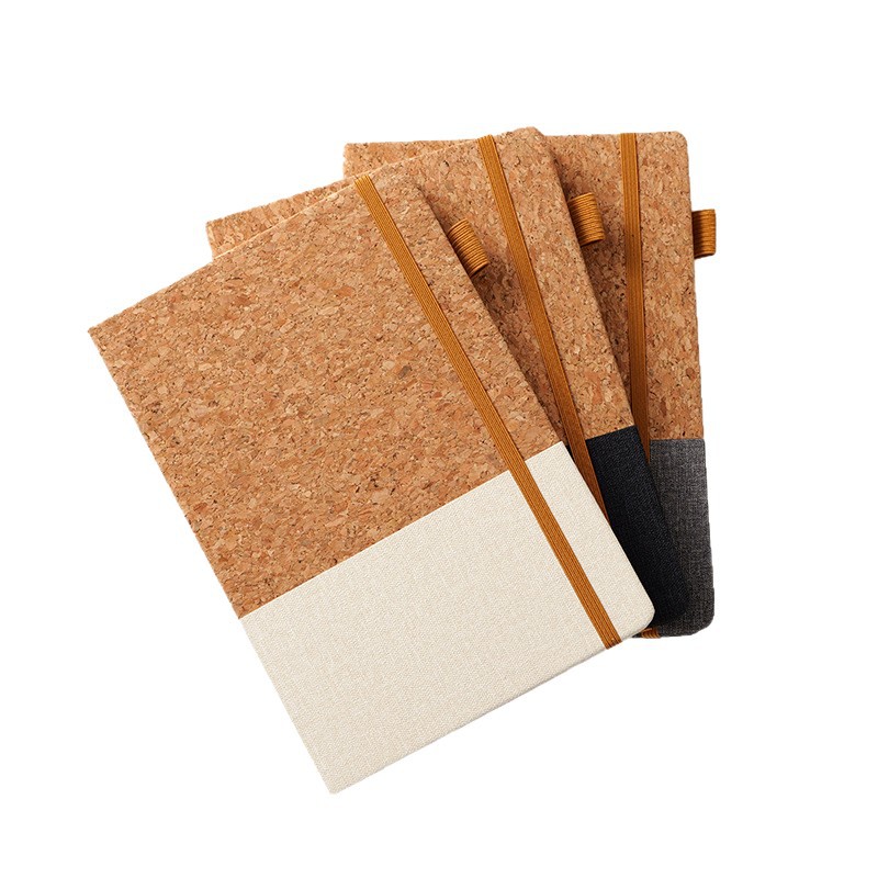 Cork PU Notebook Gift Set 5