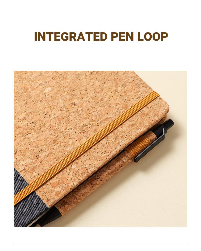 Cork PU Notebook Gift Set Description 07