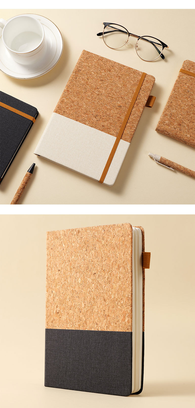 Cork PU Notebook Gift Set Description 12