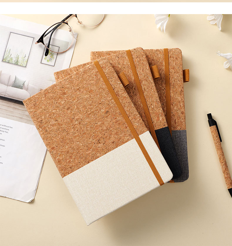 Cork PU Notebook Gift Set Description 13