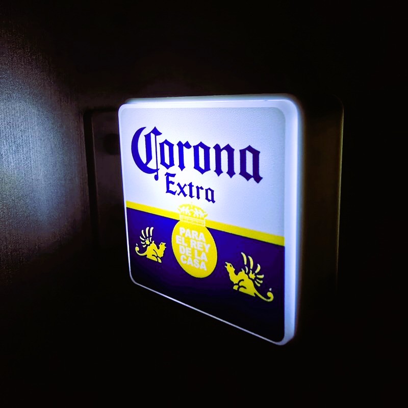 Corona Light-Up Sign Fridge Magnet 1