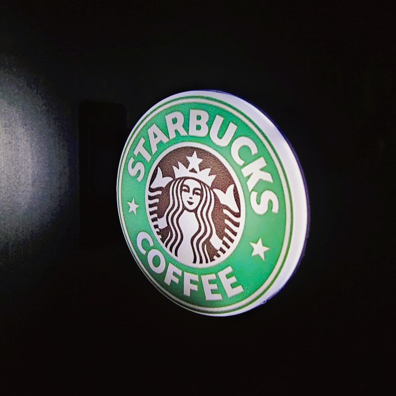 Starbucks Light-Up Sign Fridge Magnet 1