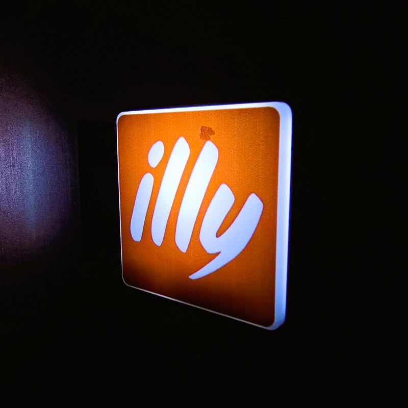 illy Light-Up Sign Fridge Magnet 1